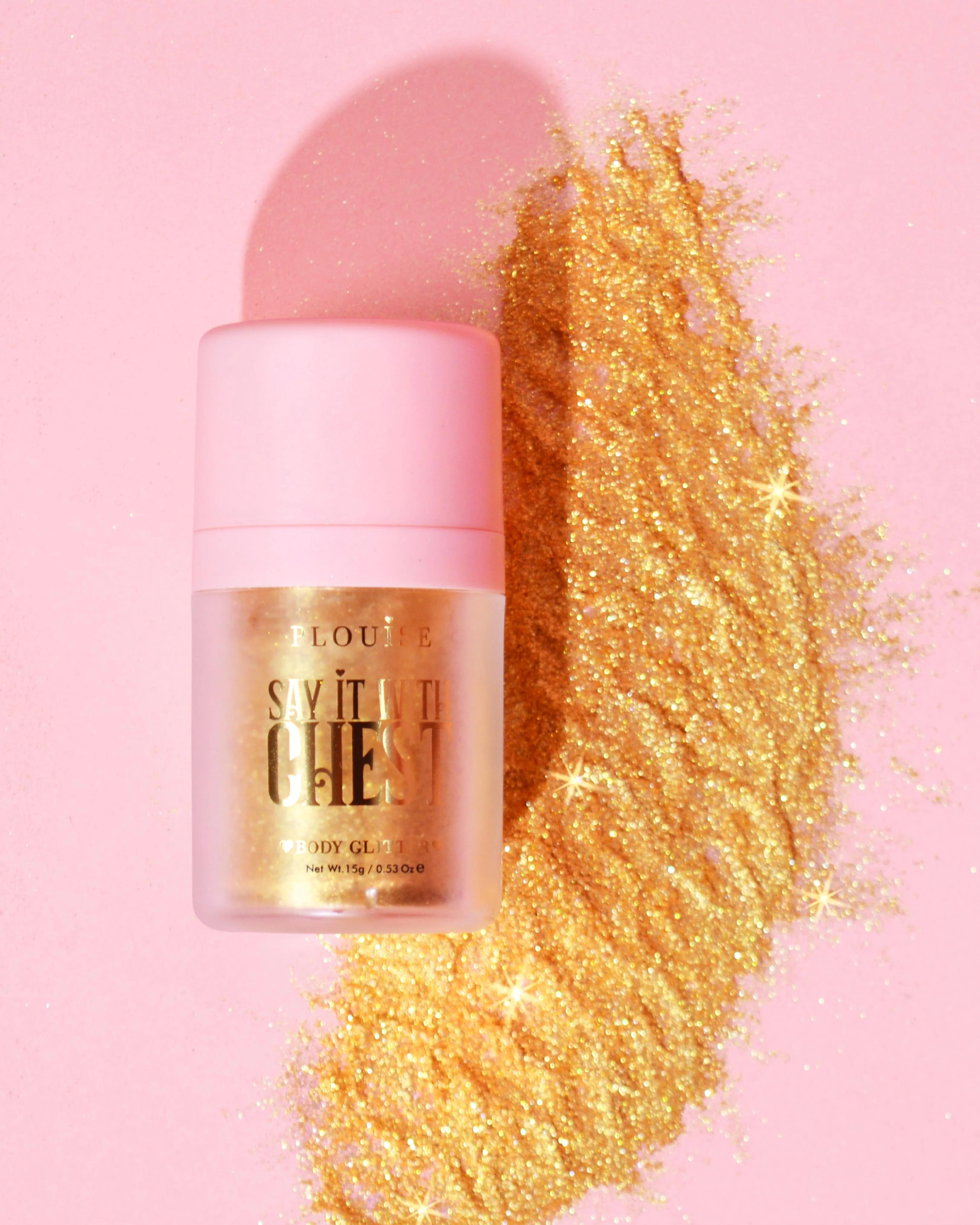 Say It With Chest Loose Body Glitter