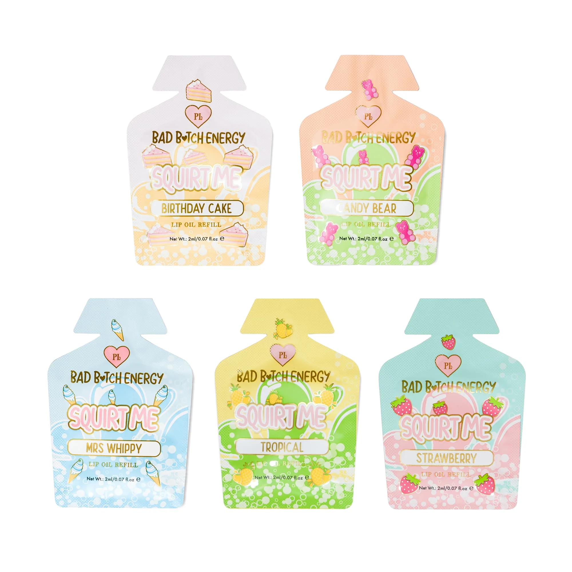 Squirt Me Lip Oil Refill Sachet Packs 2ml - Image 6
