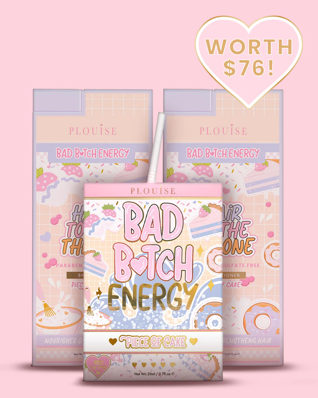 Soft Girl Bad Bitch Energy & Hair Care Bundle - Image 3